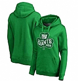 Women New York Giants Pro Line by Fanatics Branded St. Patrick's Day Paddy's Pride Pullover Hoodie Kelly Green FengYun,baseball caps,new era cap wholesale,wholesale hats